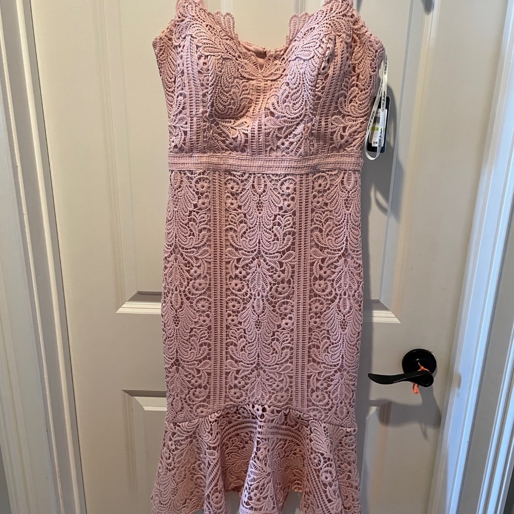 Guess pink cocktail dress